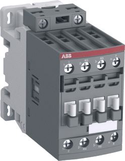 ABB MAGNEETSCHAKELAAR AF-SERIE 2M-2V AC1-45A-690V-HULPCONTACT 0M-0V SPOELSPANNING-100-250VAC-VDC LAAG SPOELVERMOGEN VOOR PLC 