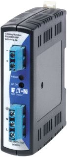 EATON PSG 1-FASE VOEDING PRIMAIR 100-240VAC (85-264VAC)(120-375VDC) SECUNDAIR 24VDC (22-28VDC) 2,5A KUNSTSTOF BEHUIZ. DIN-RAIL 