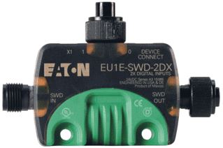 EATON SWD T-CONNECTOR VOOR AANSLUITING VAN DIGITALE IN-/UITGANGSSIGNALEN 2 INGANGEN DIGITAAL 2XM12 MODULE IP67 