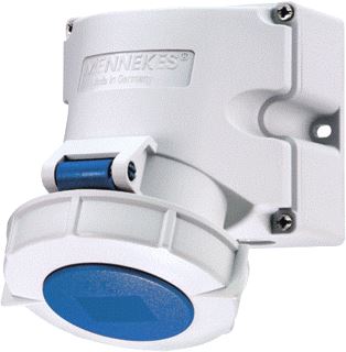 MENNEKES WANDCONTACTDOOS 32A 3P 6H 230V IP67 TWIN