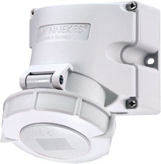 MENNEKES WANDCONTACTDOOS 16A 3P 3H 50 250V DC IP67