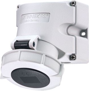 MENNEKES WANDCONTACTDOOS 16A 4P 7H 500V IP67 TWIN