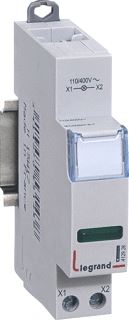 LEGRAND CX3 SIGNAALLAMP ENKEL LED GROEN 110/400V AC 1 MODULE 17,8MM 