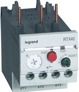 LEGRAND THERMISCHE RELAIS RTX3 40-0.16-0.25A VR CTX3 22 EN 40-1NO+1NC-SCHR.KL 