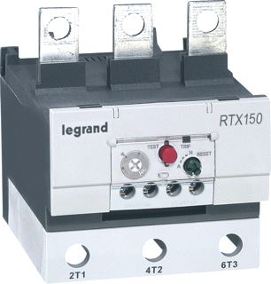 LEGRAND THERMISCHE RELAIS RTX3 150-95-130A VR CTX3 150-1NO+1NC-KOOIKLEMMEN