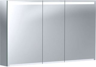 GEBERIT OPTION SPIEGELKAST WAND MET VERLICHTING 2X DEUR SPAANPLAAT 700 X 1200 X 150MM (HXBXD) GLAS