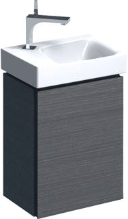 GEBERIT XENO2 ONDERBOUWKAST FONTEIN RECHTHOEKIG 1X DEUR SPAANPLAAT 525 X 380 X 265MM (HXBXD) SCULTURA GRIJS