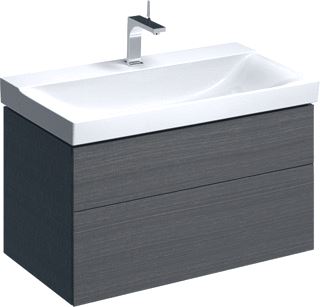 GEBERIT XENO2 WASTAFELONDERBOUWKAST 2X LADE SPAANPLAAT 530 X 880 X 462MM (HXBXD) SCULTURA GRIJS