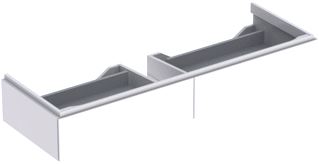 GEBERIT XENO2 WASTAFELONDERBOUWKAST 2X LADE SPAANPLAAT 220 X 1374 X 462MM (HXBXD) WIT