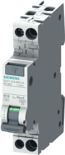 SIEMENS RCBO COMPACT 195 V 6 A 1KA 50 HZ 2 POLEN IP20 