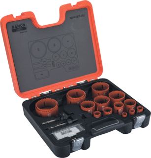 BAHCO GATZAAG (SET) BI METAAL GATZAAG 16 MM GATZAAG 19 MM GATZAAG 22 MM GATZAAG 25 MM 