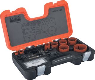 BAHCO GATZAAG (SET) BI METAAL GATZAAG 19 MM GATZAAG 22 MM GATZAAG 29 MM 