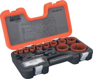 BAHCO GATZAAG (SET) BI METAAL GATZAAG 19 MM GATZAAG 22 MM GATZAAG 25 MM GATZAAG 29 MM GATZAAG 30 MM 