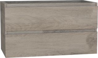 WAVEDESIGN ALVARO WASTAFELONDERBOUWKAST 90 CM 2 LADEN GREY ARWIN OAK