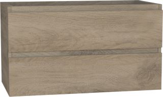 WAVEDESIGN ALVARO WASTAFELONDERBOUWKAST 90 CM 2 LADEN NATURAL ARWIN OAK