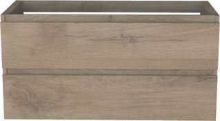 WAVEDESIGN ALVARO WASTAFELONDERBOUWKAST 100 CM 2 LADEN NATURAL ARWIN OAK