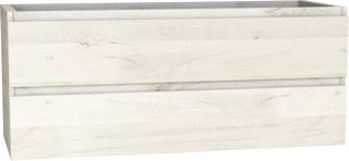 WAVEDESIGN ALVARO WASTAFELONDERBOUWKAST 100 CM 2 LADEN WHITE ARWIN OAK