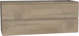 WAVEDESIGN ALVARO WASTAFELONDERBOUWKAST 120 CM 2 LADEN NATURAL ARWIN OAK