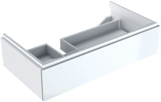 GEBERIT XENO2 WASTAFELONDERBOUWKAST 1X LADE VOOR WASKOM LINKS SPAANPLAAT 220 X 880 X 462MM (HXBXD) HOOGGLANS WIT