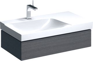 GEBERIT XENO2 WASTAFELONDERBOUWKAST 1X LADE VOOR WASKOM LINKS SPAANPLAAT 220 X 880 X 462MM (HXBXD) SCULTURA GRIJS