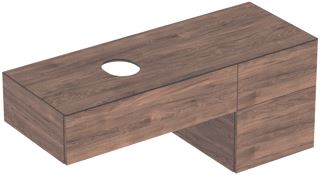 GEBERIT VARIFORM WASTAFELONDERBOUWKAST MET 3 LADEN VOOR OPZETWASTAFEL 139.5X60.3X53.5CM NOTEN 501192001 