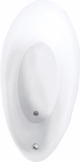 VILLEROY & BOCH AVEO LIGBAD OVAAL 1900X950 QUARY INBOUWVERSIE STEENWIT 