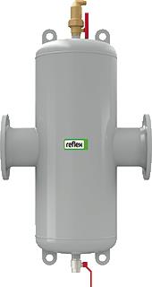 REFLEX EXTWIN TW 100 MICROBELLEN / VUILAFSCHEIDER MET FLENZEN 