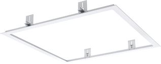 OPPLE LIGHTING SUNLINER INBOUWRAAM VOOR VERLICHTINGSARMATUREN ALUMINIUM WIT (LXB) 644.5X644.5X69.5MM