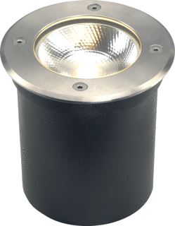 SLV ROCCI 125 OUTDOOR GRONDINBOUWSPOT LED 3000K IP67 ROND ROESTVRIJ STAAL 316 MAX. 6W
