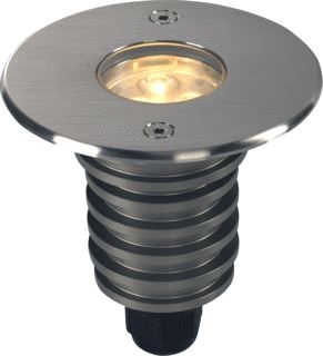 SLV DASAR 920 HV LED OUTDOOR GRONDINBOUWSPOT LED 3000K IP67 ROND AFDEKPLAAT ROESTVRIJ STAAL GEBORSTELD 230V 5,6W 