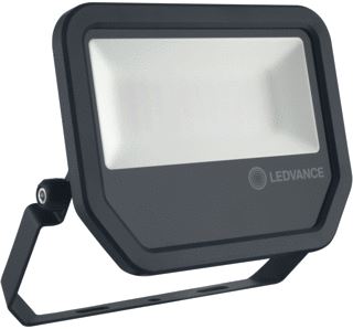 LEDVANCE FLOODLIGHT LED 50W 6000LM 4000K CRI80-89 DIFFUUS OPBOUW ZWENKBAAR IP65 BEH. ZWART HXBXL 46X218X1000MM 