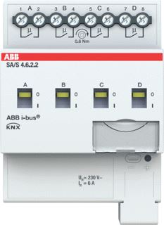 ABB BUSCH JAEGER SCHAKELAKTOR STANDAARD KNX 4-VOUDIG 6 AMPERE