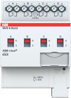 ABB BUSCH JAEGER SCHAKELAKTOR STANDAARD KNX 4-VOUDIG 16 AMPERE