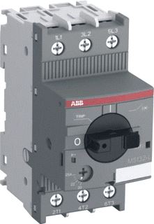 ABB MOTORBEVEILIGINGSCONTROLLER 3 POLIG 20-22-25A 3 FASE 11KW