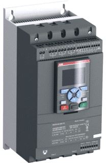 ABB PSTX SOFTSTARTER NETSPANNING: 3 FASE 400VAC 50/60HZ STUURSPANNING: 100-250VAC PE IN LIJN 55KW/400V/106A INTERNE BY-PASS