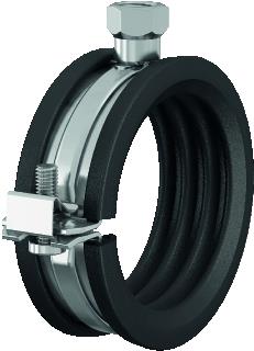 FLAMCO BEUGEL BSA STAAL INLAGE: RUBBER 20 24MM ( 1/2 ),AANSLUITMOER M8/M10