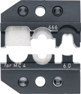 KNIPEX KRIMPPROFIEL VOOR SOLAIRE-STEKKERS MC4 (MULTI-CONTACT) EN SOLAR CONNECTORS MC4 SNIJDEN AFSTRIPPEN KRIMPEN 6,0 MM2