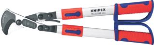 KNIPEX KABELSCHAAR (RATELPRINCIPE) MET TELESCOPISCHE GREPEN MET MEER-COMPONENTENGREPEN GEBRUINEERD 570 MM 38 MM / 280 MM2