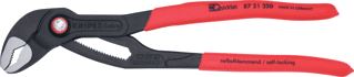 KNIPEX COBRA QUICKSET HIGHTECH-WATERPOMPTANG MET ANTI-SLIP KUNSTSTOF BEKLEED GRIJS GEATRAMENTEERD GEPOLIJST 250 MM