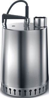 GRUNDFOS UNILIFT DOMPELPOMP 800W 3X400 RVS OPVOERHOOGTE 15M 21M3H HOOGTE 346MM DIAMETER 216MM IP68 