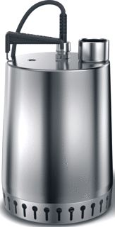 GRUNDFOS UNILIFT DOMPELPOMP 1900W 3X400 RVS OPVOERHOOGTE 18M 32M3H HOOGTE 357MM DIAMETER 241MM IP68 