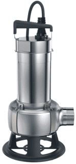 GRUNDFOS UNILIFT DOMPELPOMP 1000W 3X400 RVS OPVOERHOOGTE 11M 18M3H HOOGTE 443MM DIAMETER 210MM IP68 