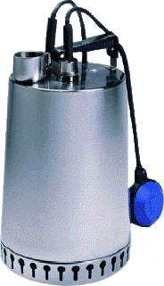 GRUNDFOS UNILIFT DOMPELPOMP 1200W 3X400 RVS OPVOERHOOGTE 15M 21M3H HOOGTE 346MM DIAMETER 216MM IP68 