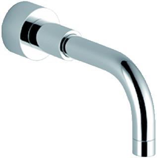 DORNBRACHT TARA BADUITLOOP VOOR WANDMONTAGE 1/2 SPRONG 20CM PLATINA 1380189208