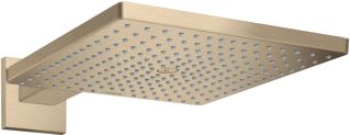 HANSGROHE RAINDANCE E SQUARE HOOFDDOUCHE E300 1JET MET DOUCHEARM 39CM 30X30CM BRUSHED BRONZE 