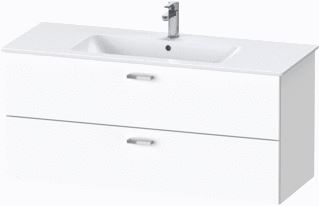 DURAVIT XBASE WASTAFELONDERBOUWKAST MET 2 LADEN 120X47.5X55.2CM MAT WIT 