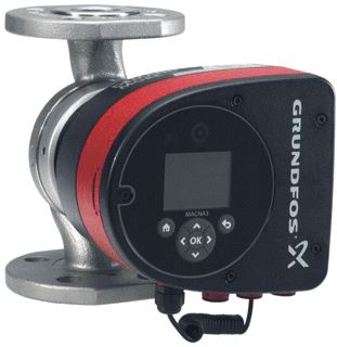 GRUNDFOS MAGNA3 CIRCULATIEPOMP 40-40FN DN40 1X230V 7.99MM3/H PN10 RVS B1XB2XHXL 69X111X199X220MM 