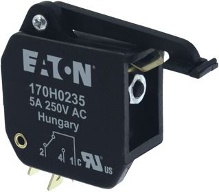 EATON MICROSWITCH T1 5A 250V X0-3 MICROSCHAKELAAR HOGE SNELHEID 5 A AC 250 V IEC TYPE T INDICATOR 6,3 X 0,8 SLEUFAFMETINGEN 