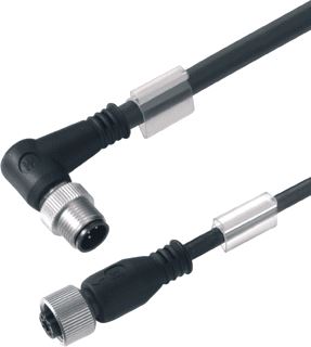 WEIDMULLER SENSOR/ACTORKABEL MET CONNECTOR 4 POLEN UITVOERING ELEKTRISCHE AANSLUITING M12 TYPE INSTEEKCONTACT VELDZIJDIG FEMALE/BUS POSITIE KABELTOEVOER VELDZIJDIG RECHT UITVOERING ELEKTRISCHE AANSLUITING M12 TYPE INSTE