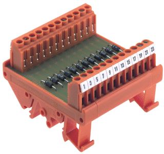 WEIDMULLER INTERFACEMODULE (BXDXH) 220X42X70MM 40 POLEN DIN-RAIL 35MM NOM. (MEET)SPANNING 230V NOM. (MEET)STROOM 1A UITVOERING ELEKTRISCHE AANSLUITING OVERIG UITVOERING ELEKTRISCHE AANSLUITING SCHROEFAANSLUITING VERVUIL 